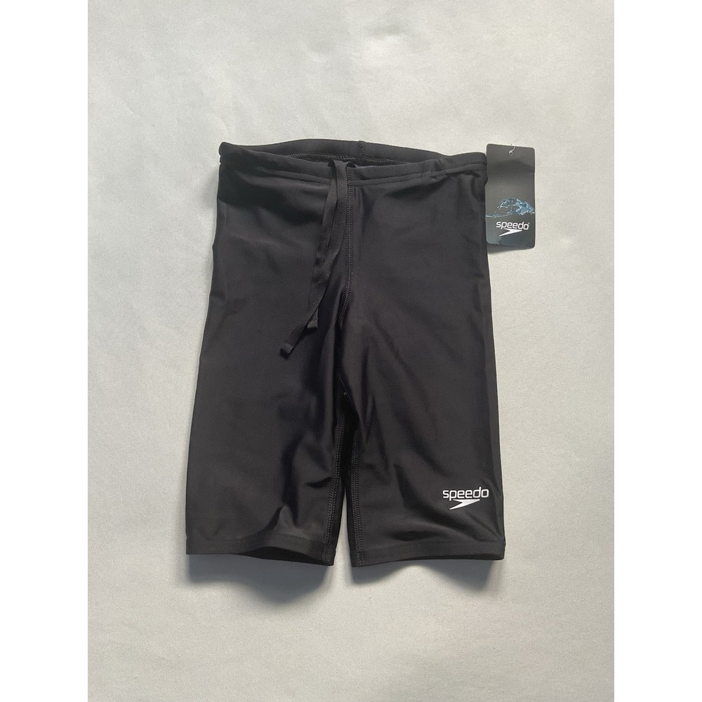Speedo black Youth Boys Swim Trunks Board Shorts Size 24 Pro Lot